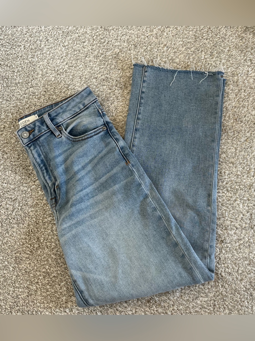 Women’s Hidden Ella Vintage High Rise Wide Straight Leg Jeans - Picture 6 of 10